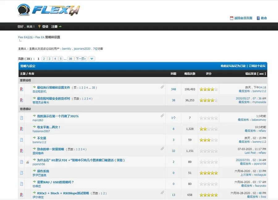 Forex Flex EA — 国外网站多年排名前三EA ！